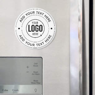 Imã Logotipo e texto personalizados 🧲 Presente pers