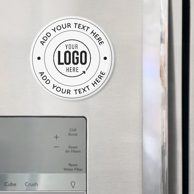 Imã Logotipo e texto personalizados 🧲 | Presente pers (In Situ (Fridge))