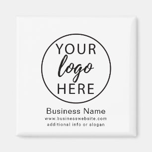 Imã Logotipo Empresarial Personalizado
