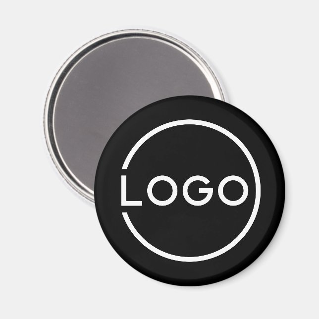 Imã Logotipo Empresarial Personalizado (Front/Back)
