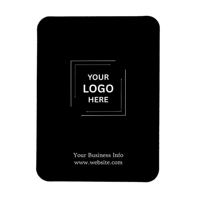 Ímã Logotipo Empresarial Personalizado Profissional de (Vertical)