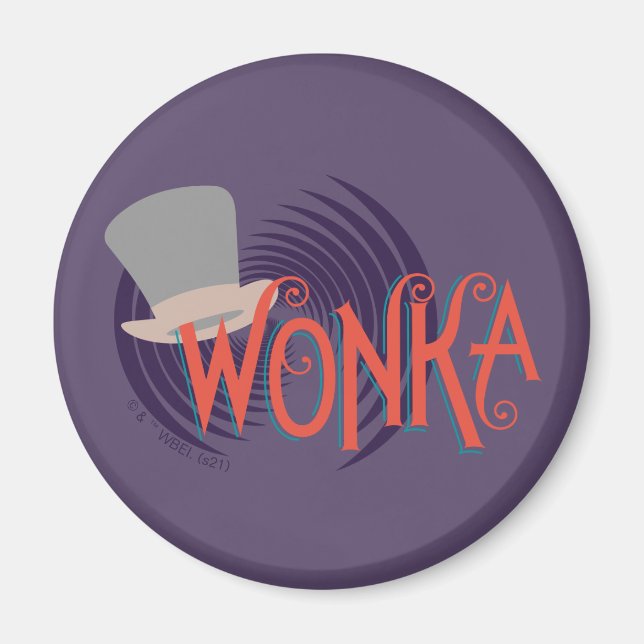 Imã Logotipo espiral Wonka (Frente)