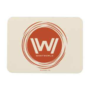 Ímã Logotipo estilizado de Westworld   Sun