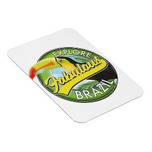 Ímã Logotipo Explorar Brasil Fabuloso