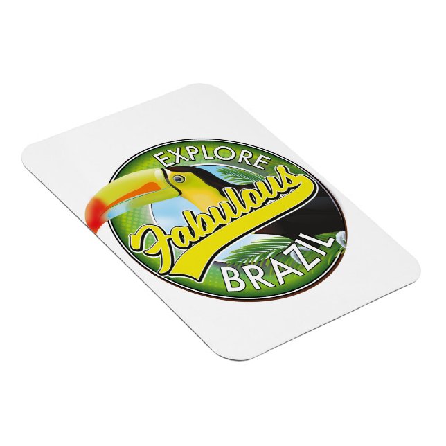 Ímã Logotipo Explorar Brasil Fabuloso (Lado Direito)