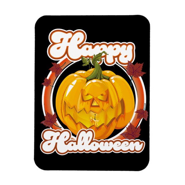Ímã logotipo Feliz Halloween (Vertical)