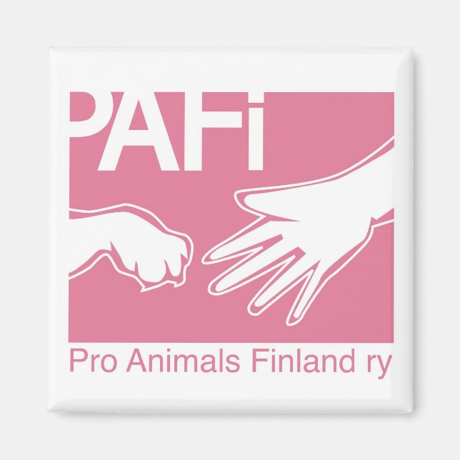 Imã Logotipo Finlandês para Animais Pro (Frente)