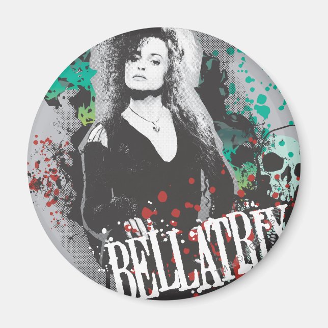 Imã Logotipo Gráfico Bellatrix Lestrange (Frente)