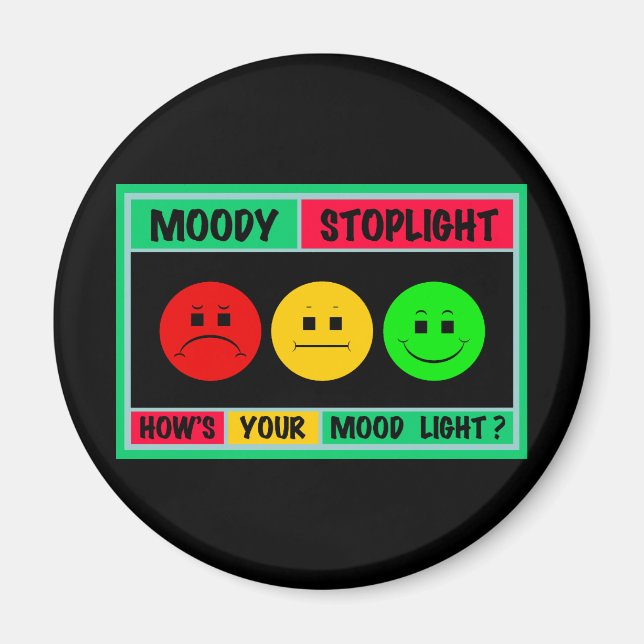 Imã Logotipo Horizontal Moody Stoplight (Frente)