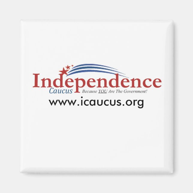 Imã Logótipo IC, www.icaucus.org (Frente)