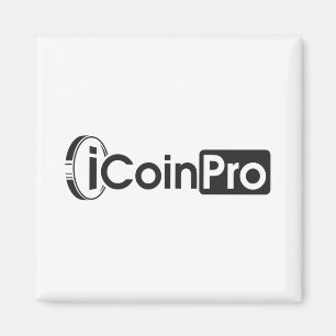 Imã Logotipo iCoinProBlack