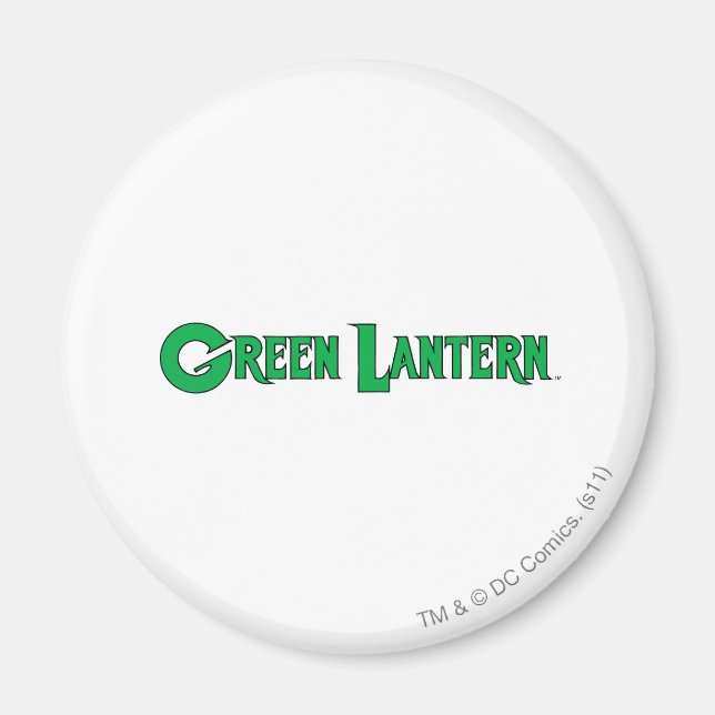 Imã Logotipo Lanterna Verde 9 (Frente)