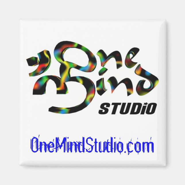 Imã LOGOTIPO Magnet, One Mind Studio (Frente)