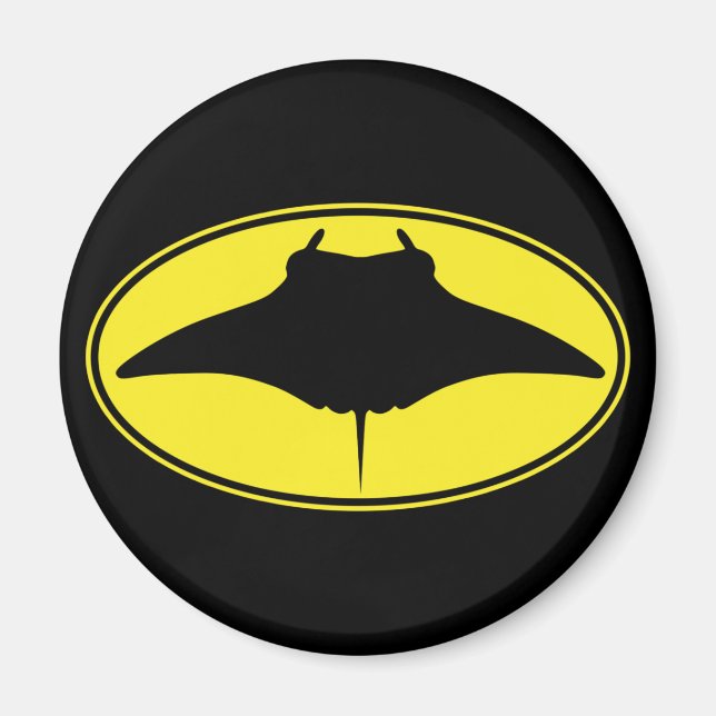 Imã Logotipo Manta Ray (Frente)