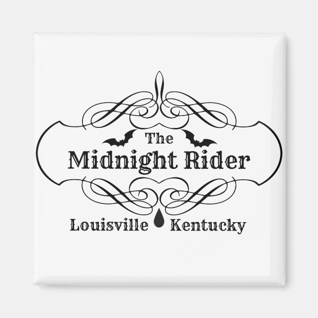 Imã Logotipo Midnight Rider (Frente)