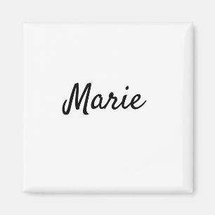Imã logotipo monograma mínimo simples personalizado de