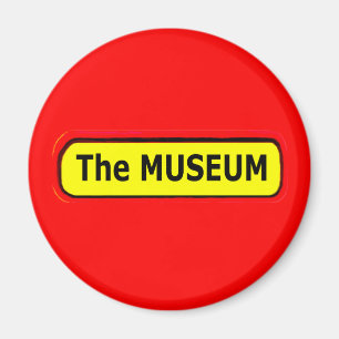 Imã Logotipo MUSEUM O MUSEUM Zazzle