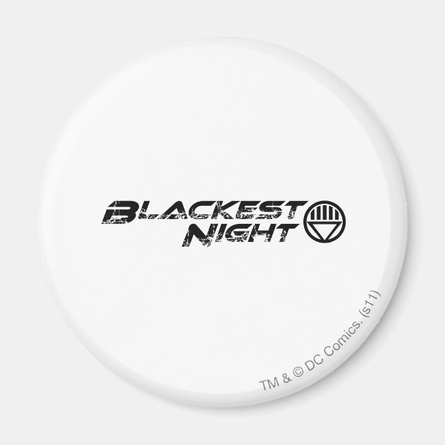 Imã Logotipo Noturno Blackest (Frente)