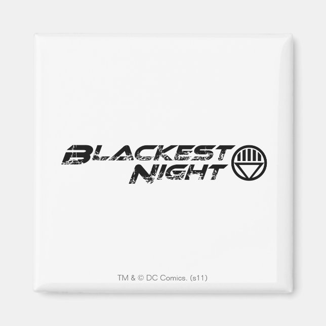 Imã Logotipo Noturno Blackest (Frente)