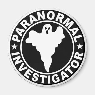Imã Logotipo Paranormal de Investigador Fantasma Super