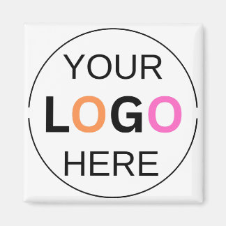 Imã Logotipo Personalizado Círculo Simples