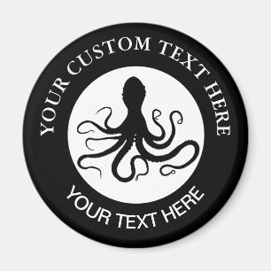 Imã Logotipo Personalizado do Octopus