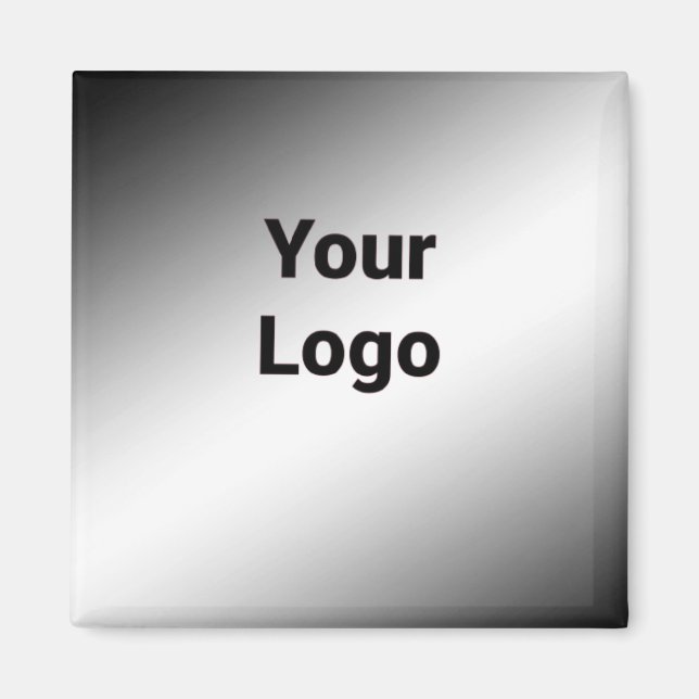 Imã Logotipo personalizado simples e elegante aqui cl  (Frente)