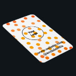 Ímã Logotipo personalizado simples e elegante aqui da<br><div class="desc">Design</div>