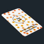 Ímã Logotipo personalizado simples e elegante aqui da<br><div class="desc">Design</div>