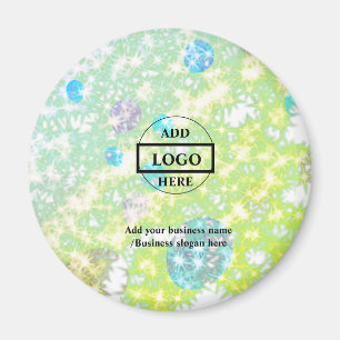 Imã Logotipo personalizado simples e elegante aqui, ma