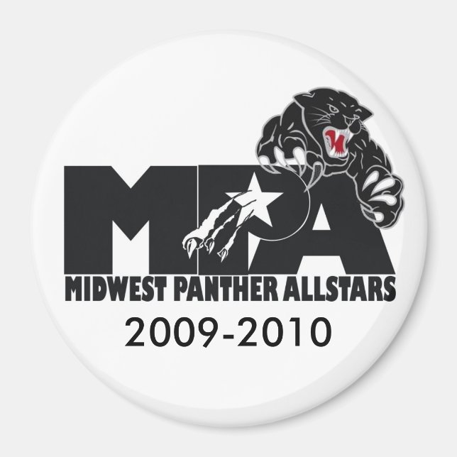 Imã Logotipo preto e branco MPA (Frente)