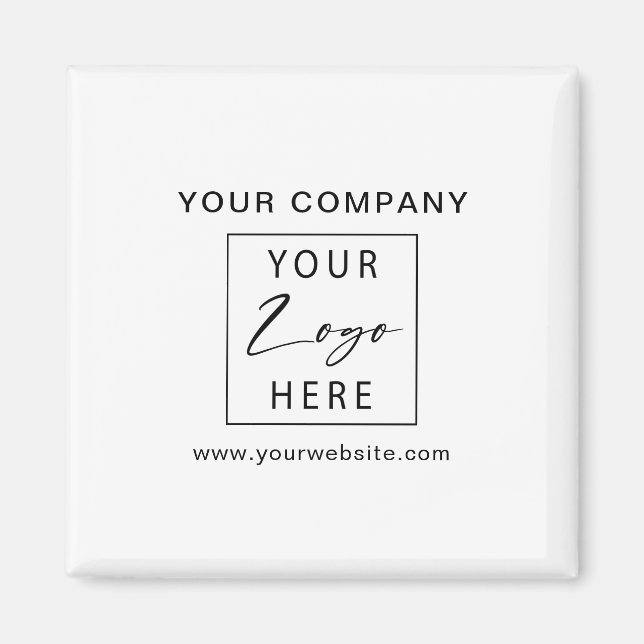 Imã Logotipo Promocional da Sua Empresa (Frente)