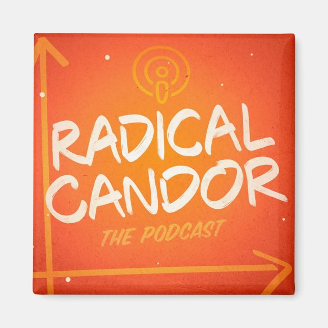 Imã Logotipo Radical Candor Podcast (Frente)