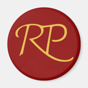 Imã Logotipo RAMO e PAUL - Ouro vermelho