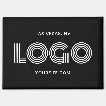 Logotipo Retangular Moderno Preto e Branco