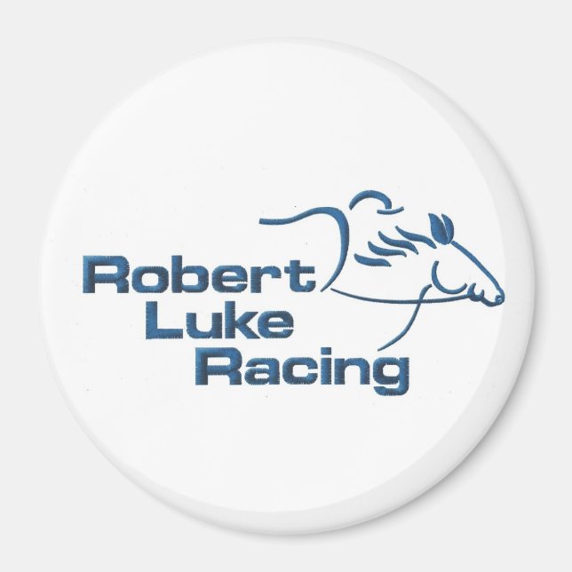 Imã Logotipo Robert Luke Racing (Frente)