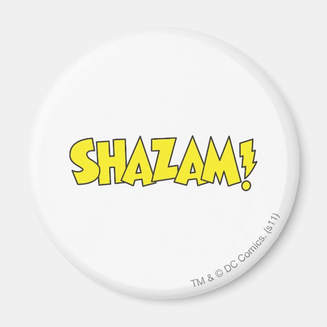 Imã Logótipo Shazam Amarelo (Frente)