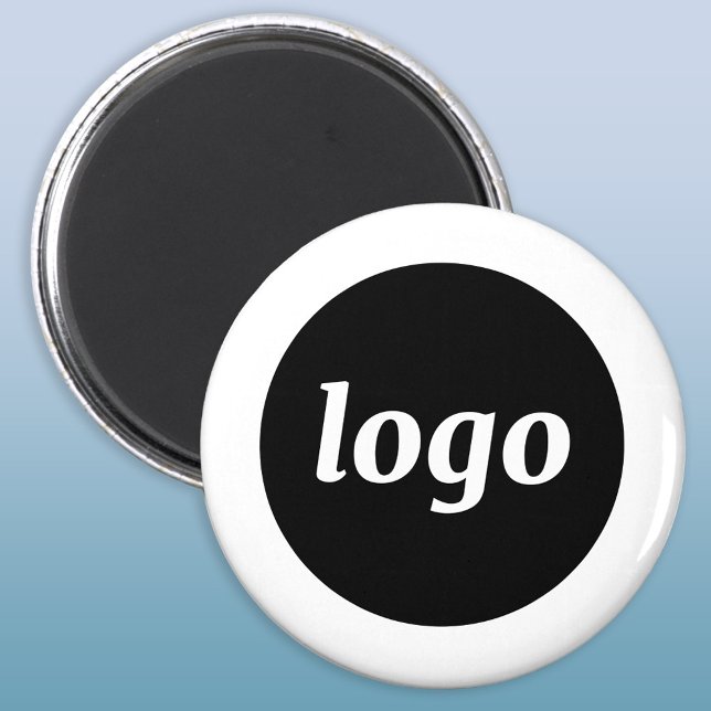 Imã Logotipo Simples de Negócios (Logo business promotional magnet)