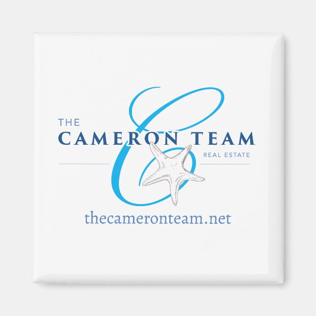 Imã Logotipo TCT e site na web (Frente)