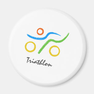 Imã Logotipo Triathlon