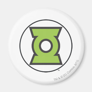 Imã Logotipo verde 11 da lanterna