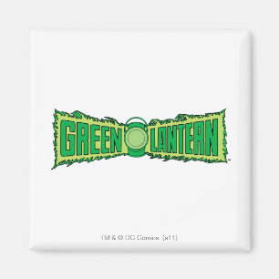 Imã Logotipo verde da lanterna com lanterna