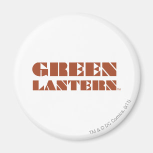 Imã Logotipo verde da lanterna - Tan