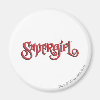 Imã Logotipo vermelho da Supergirl