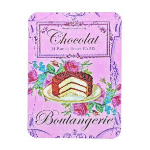 Ímã Loja de pastelaria do bolo de chocolate do