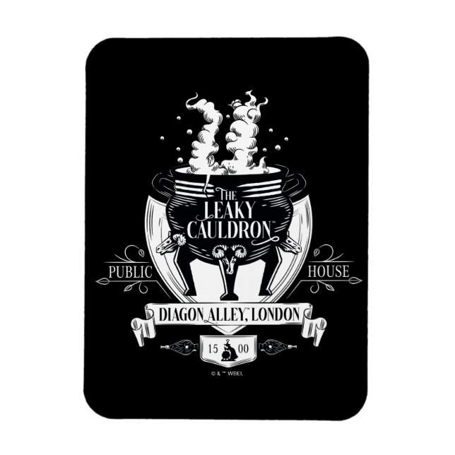 Ímã Loja Gráfica LEAKY CAULDRON™ (Vertical)