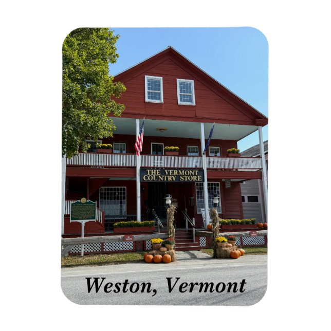 Ímã Loja Vermont Country em Weston (Vertical)
