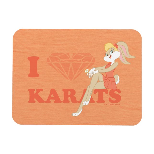 Ímã Lola Bunny I Heart Karats (Horizontal)