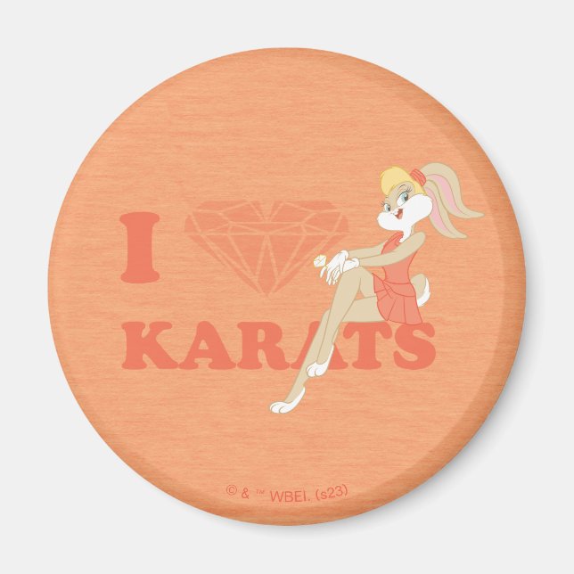 Imã Lola Bunny I Heart Karats (Frente)