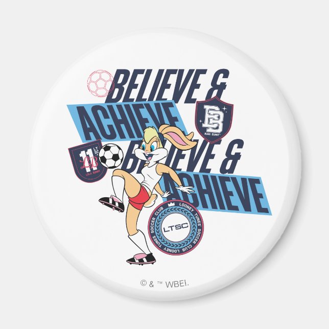 Imã Lola Bunny LOONEY TUNES™ Soccer Club Graphic (Frente)